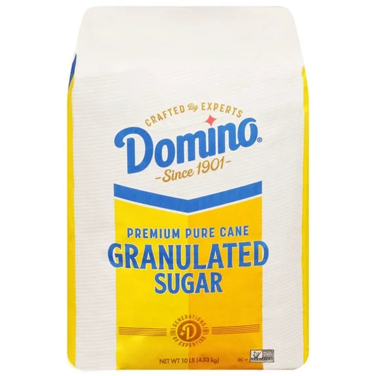 DOMINO PREMIUM PURE CANE GRANULATED SUGAR 4/10LB