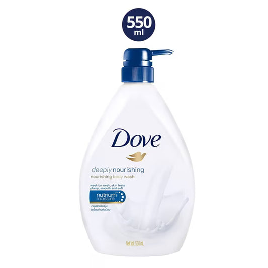 DOVE BODY WASH DEEP NOURISHING W-PUMP 12/550ML