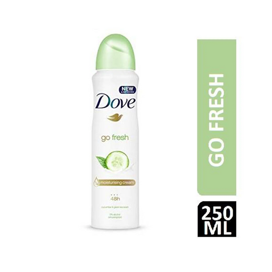 DOVE DEODORANT SPRAY CUCUMBER & GREEN TEA 6/250ml