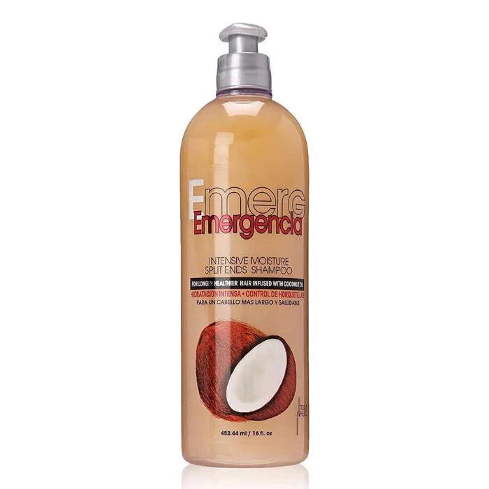 TM EMERGENCIA INTENSIVE MOISTURE SPLIT ENDS COCONUT AVOCADO & OLIVE OIL SHAMPOO 16oz