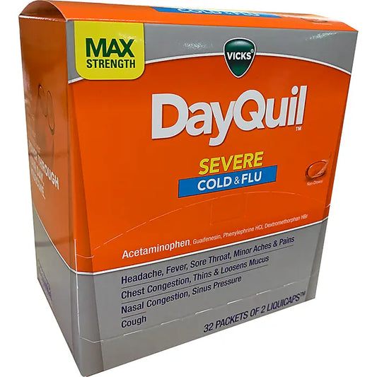 DAYQUIL SEVERECOLD & FLU LIQUID CAPS 32CT
