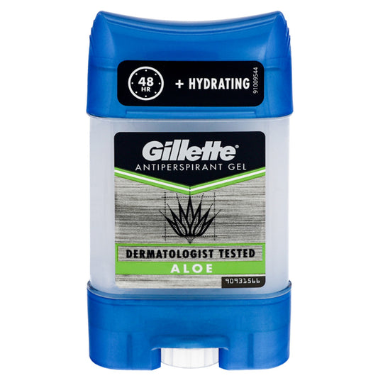 GILLETTE CLEAR GEL STICK HYDRATING ALOE 6/2.3oz