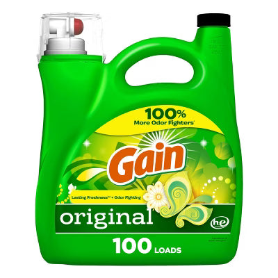 GAIN LAUNDRY DETERGENT ORIGINAL 4/144OZ