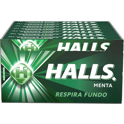 HALLS COUGH DROPS MENTA/MINT 21CT