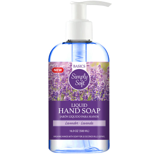 SIMPLY SOFT HAND WASH LAVENDER 12/16.9oz