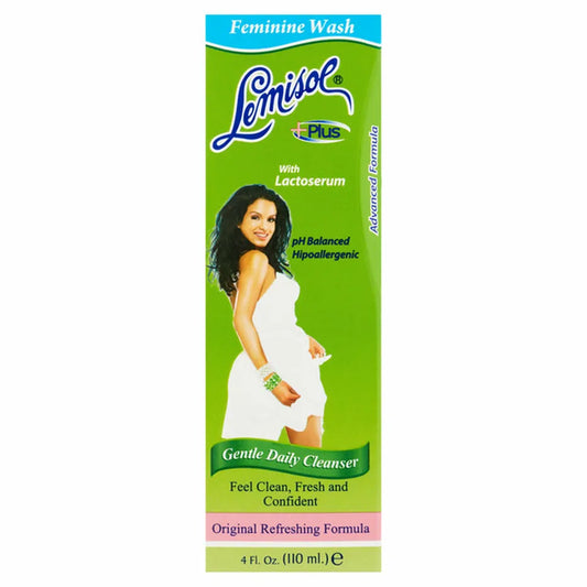 LEMISOL PLUS FEMININE WASH GENTLE DAILY CLEANSER 4oz