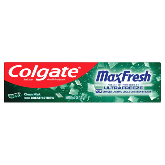 COLGATE MAXFRESH TOOTHPASTE CLEAN MINT 24/6.3oz