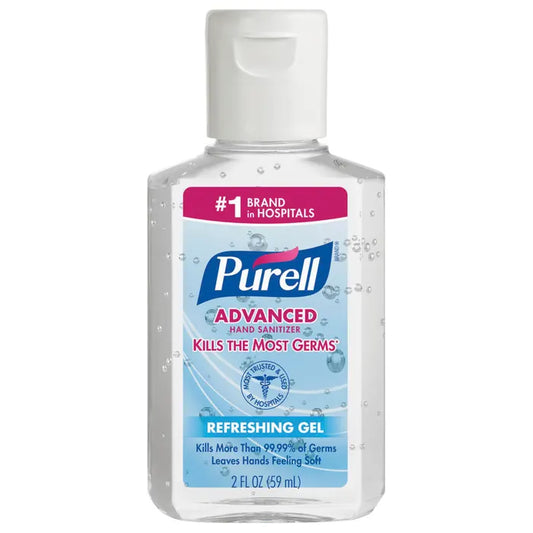 PURELL ADVANCED HAND SANITIZER FLIP CAP REFRESHING GEL 2oz