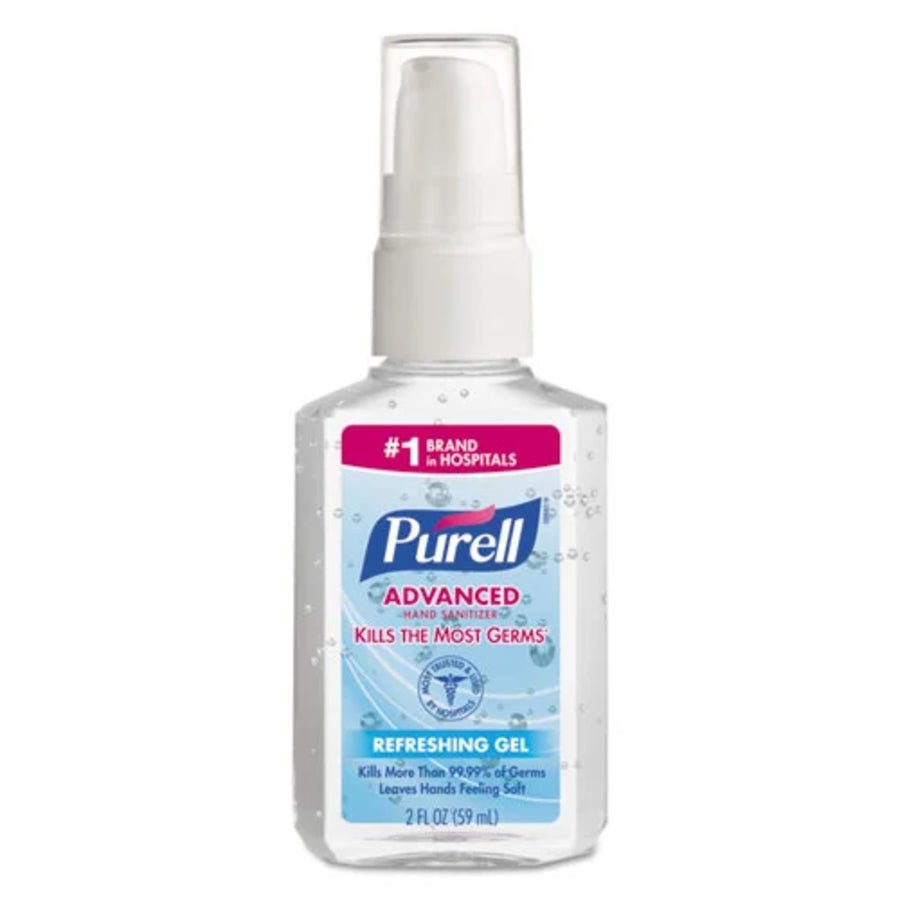 PURELL ADVANCED HAND SANITIZER W-PUMP REFRESHING GEL 2oz