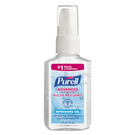 PURELL ADVANCED HAND SANITIZER W-PUMP REFRESHING GEL 2oz