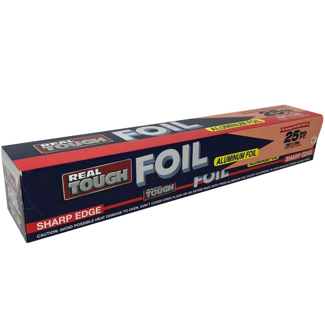 REAL TOUGH ALUMINUM FOIL 25 SQFT/48CS
