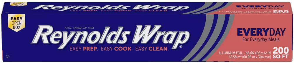 REYNOLDS WRAP ALUMINUM FOIL ROLL 12/200SQ