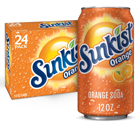 SUNKIST SODA ORANGE 24/12oz