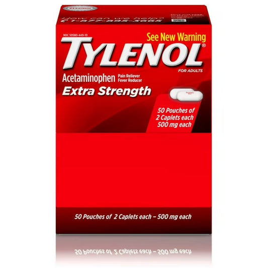 TYLENOL CAPLETS EXTRA STRENGTH 2PK 25PK