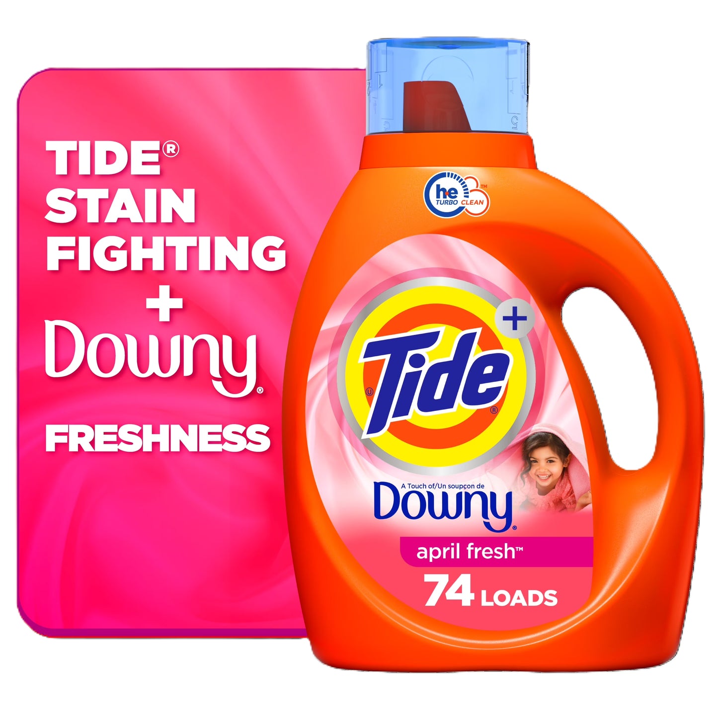 TIDE + DOWNY AF LIQUID LAUNDRY DETERGENT 4/105oz