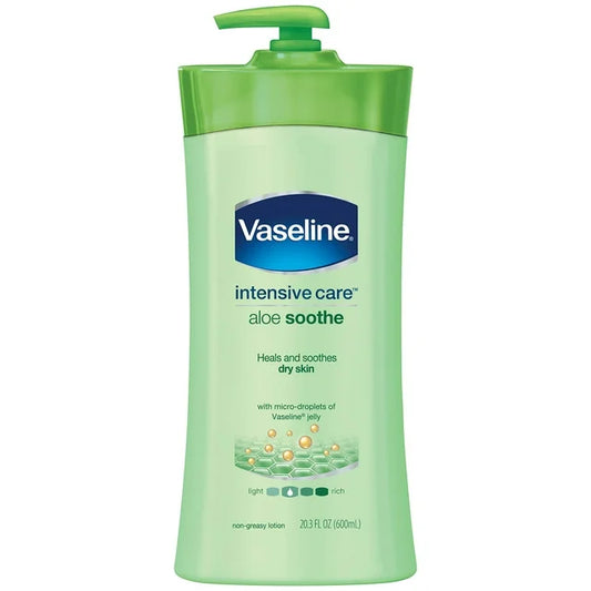 VASELINE LOTION INTENSIVE CARE ALOE SOOTHE 12/24.51oz