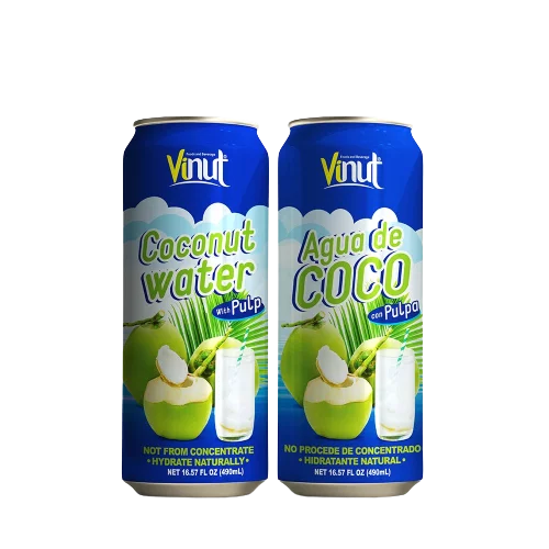 VINUT COCONUT WATER WITH PULP 24/490ML