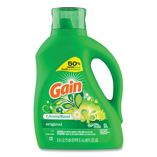 GAIN LIQUID LAUNDRY DETERGENT ORIGINAL 4/88oz