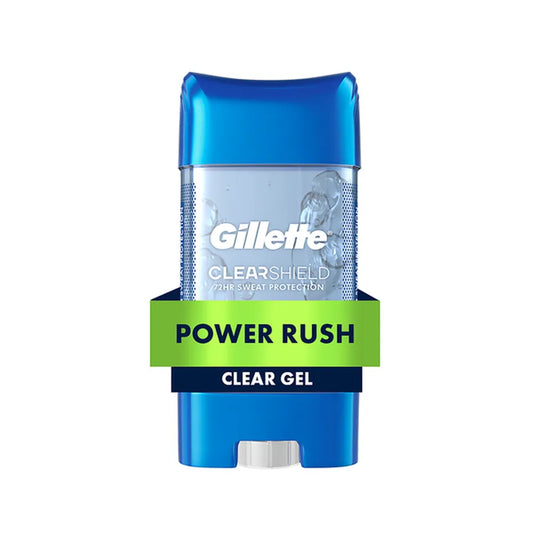 GILLETTE CLEAR GEL STICK POWER RUSH 6/2.3 OZ