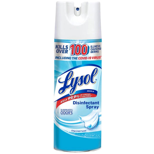 LYSOL DISINFECTANT CRISP LINEN 12/12.5oz