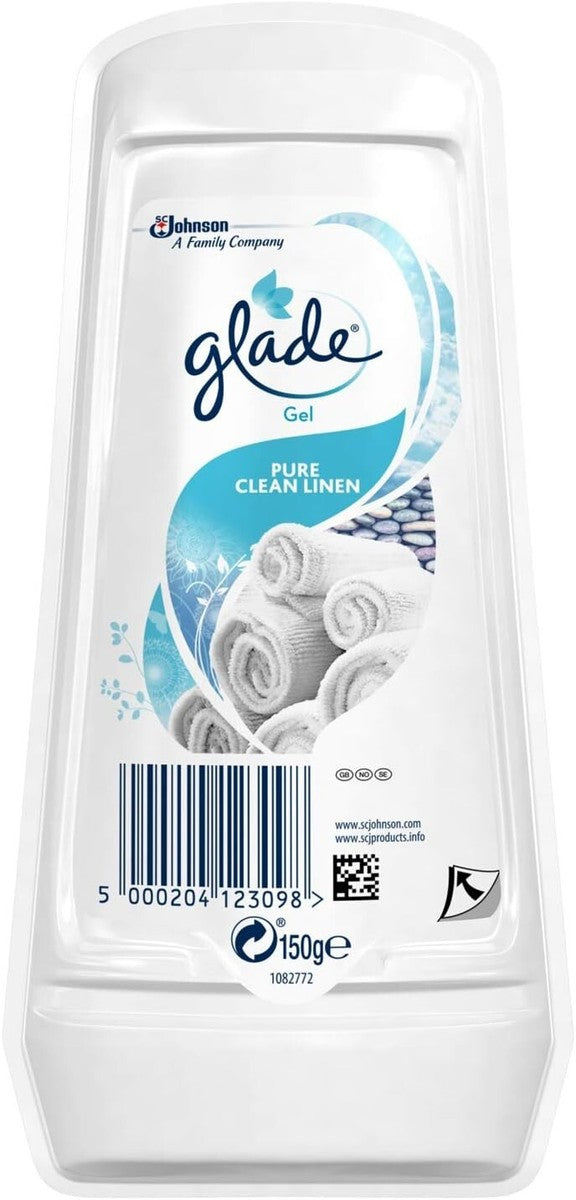 GLADE AIR FRESHENER GEL CLEAN LINEN 8/150G