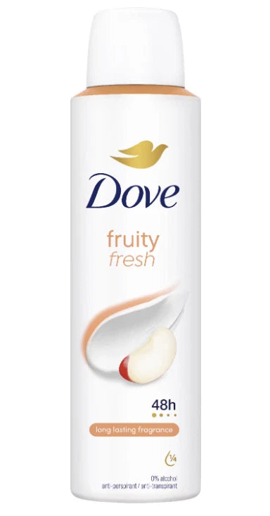 DOVE DEODORANT SPRAY FRUITY FRESH 6/150ML