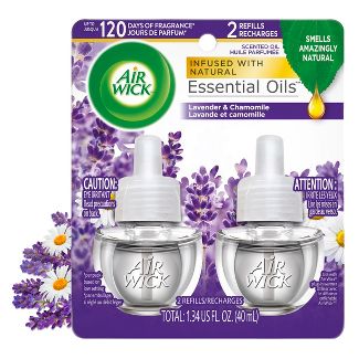 AIR WICK SCENTED OIL REFIL 2PK LAVENDER & CHAMOMILE  6/1.34oz