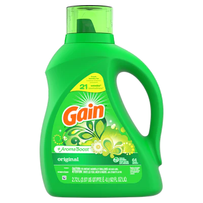 GAIN LIQUID DETERGENT ORIGINAL 4/92oz