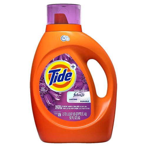 TIDE LIQUID DETERGENT FEBREZE SPRING RENEWAL 4/92oz